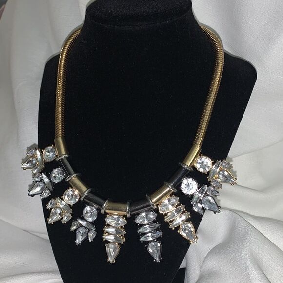 Vintage Chain Link Statement necklace - Picture 2 of 14